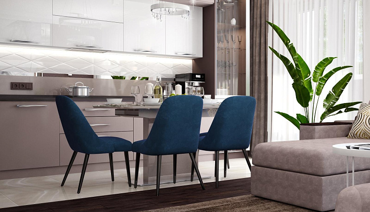 Проект кухни-гостиной TROPICAL COCKTAIL