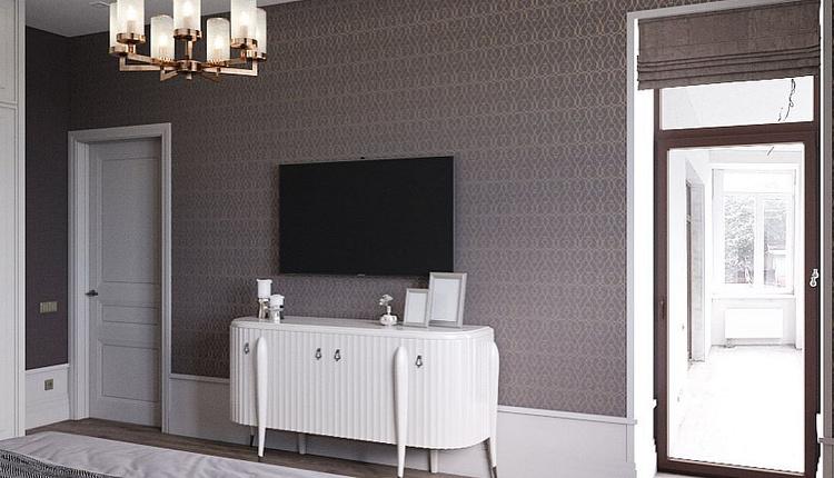 Спальня в современной классике Спальня в современной классике