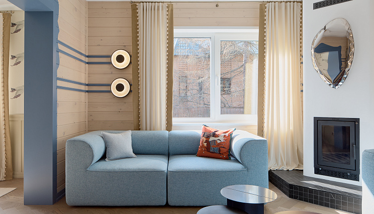 Интерьер гостиной-столовой «Летят Гуси» от дизайнера Мусиной Элины  Интерьер гостиной-столовой «Летят Гуси» от дизайнера Мусиной Элины