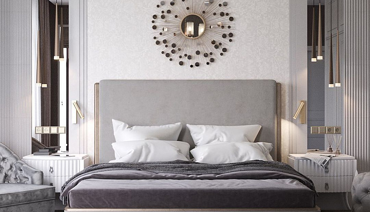 Спальня в современной классике Спальня в современной классике