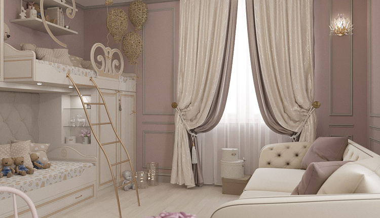 Проект детской от Юлии Комиссаровой Проект детской от Юлии Комиссаровой