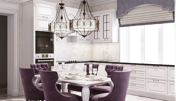 Кухня для дружной семьи в проекте BRIGHT INTERIOR