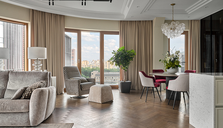 Современная классика со смыслом в интерьере от Николая Николаева 