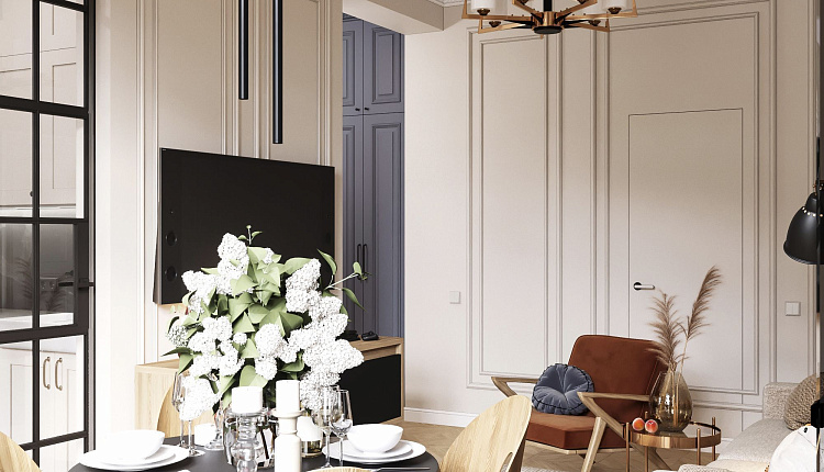 Аутентичный проект гостиной by 3DDesign Аутентичный проект гостиной by 3DDesign