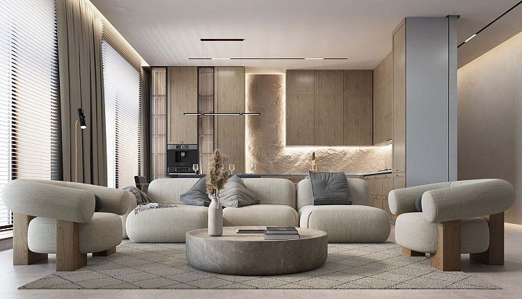 Благородное сочетание пастельных тонов в проекте дизайнера Яны Лутовиновой  Благородное сочетание пастельных тонов в проекте дизайнера Яны Лутовиновой