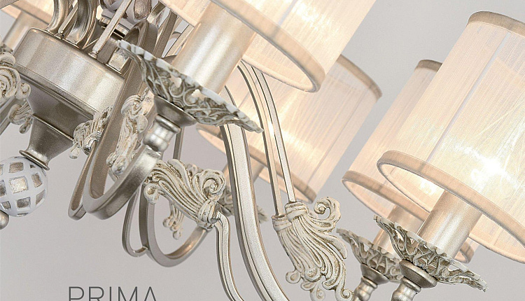 Нежный дизайн люстры из серии Prima Нежный дизайн люстры из серии Prima
