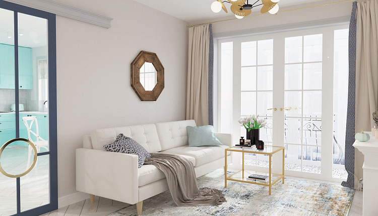 Проект гостиной от Натальи Ратке Проект гостиной от Натальи Ратке