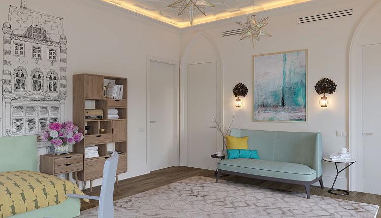 Проект детской спальни Проект детской спальни