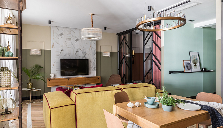 Проект яркой квартиры Проект яркой квартиры