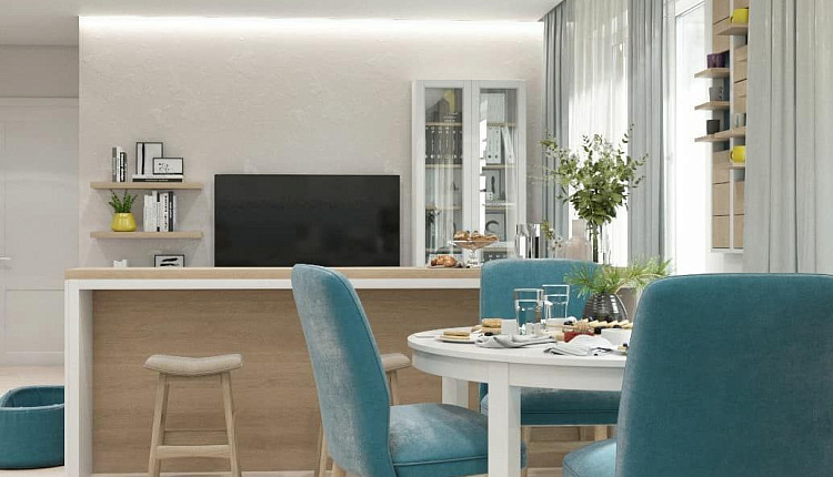 Проект кухни-гостиной