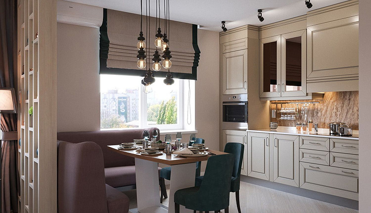 КУХНЯ В МОДНОМ ЦВЕТЕ