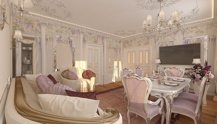 Проект гостиной от Ирины Курвичевой