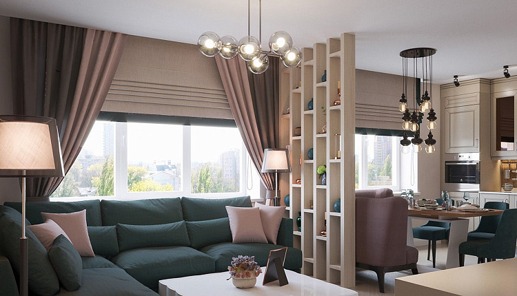 КУХНЯ В МОДНОМ ЦВЕТЕ