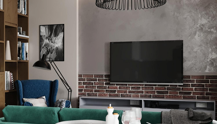 Проект кухни-гостиной EASY LOFT Проект кухни-гостиной EASY LOFT